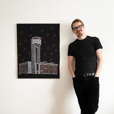 Я сохраняю советскую архитектуру в вышивке