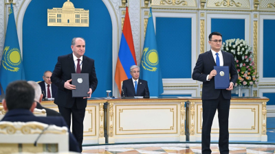 Казахстан и Армения подписали пакет из 15 соглашений для расширения партнерства