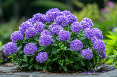 Посадите эту фиолетовую красавицу в самый знойный угол сада &mdash; и она зацветет яркими шапками до октября
