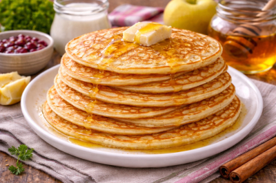 На Масленицу пеку дрожжевые блинчики: молоко, вода и манка &mdash; нежные, гибкие и ароматные